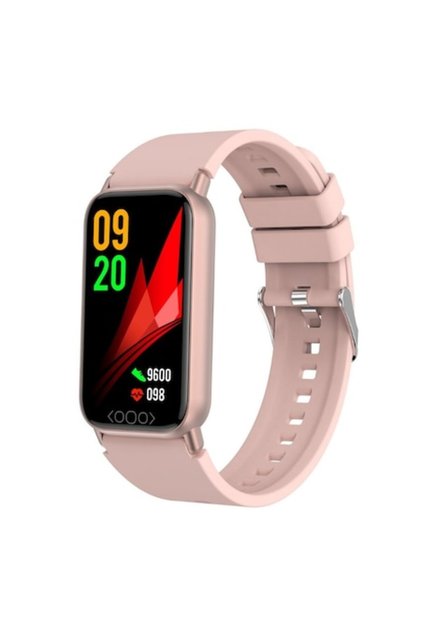 Bratara Inteligenta de Sanatate, Monitorizare Glicemie, Acid Uric, Lipide, Oxigen Sanguin, Ritm Cardiac, Temperatura, Presiune, Somn, Ecran 1.47 inch, Rezistenta la Apa IP68, 250x25x11mm, Roz