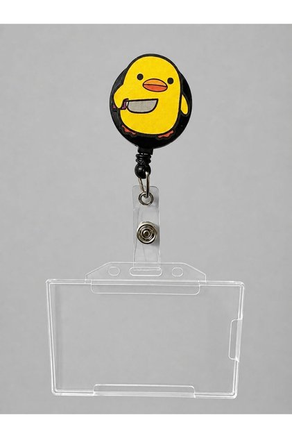 Killer Chick Yoyo Name Badge Holder