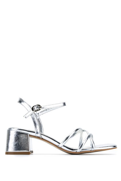 Women's Lame Heeled Shoes