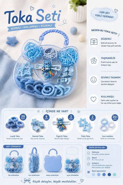 Stich Hair Accessory-Clasp Set