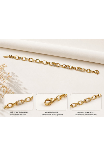 Elegant Ring Steel Women's Bracelet