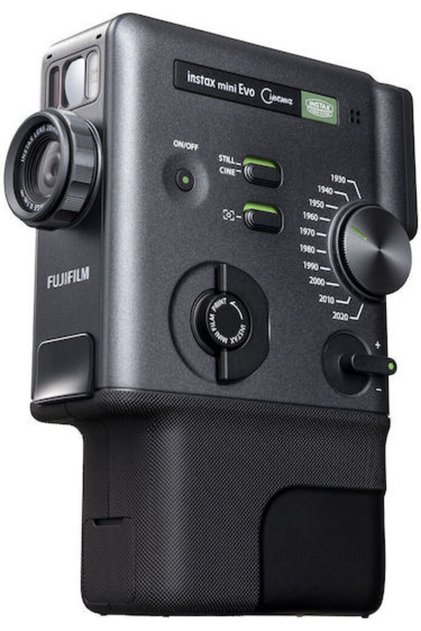 Instax Mini Evo Κινηματογραφική Φωτογραφική Μηχανή Μαύρη