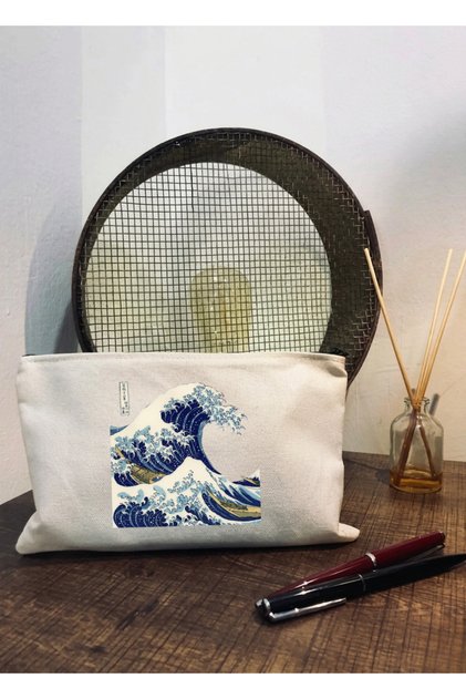 Makeup Bag, Pen Holder, Handbag, Printed Cloth Bag, Wallet, Patterned, Water-Repellent Fabric, Laminated
