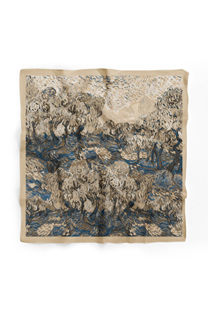 Olive Night Dream Patterned Bandana/Scarf