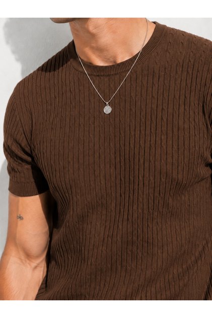 Men's short sleeve crew neck stretch t-shirt 26022