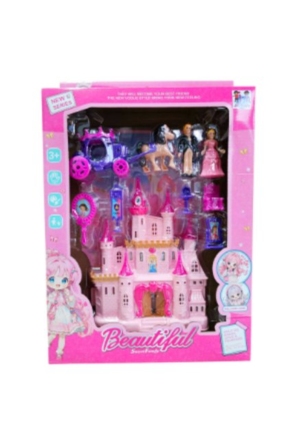 Castel de Vis pentru Prințese „Beautiful Sweet Family” cu Lumini și, Model 43913 - de Calitate