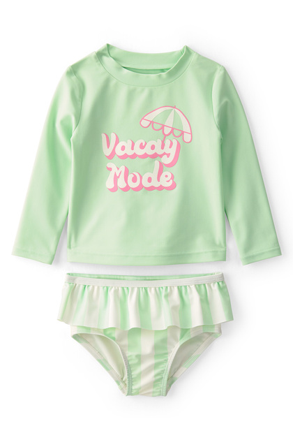 Baby Girl Sunscreen Swimsuit Set 6 Months-24 Months Multi Color