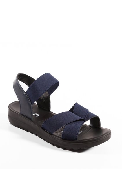 Sandale dama Albastre din Material elastic Yai