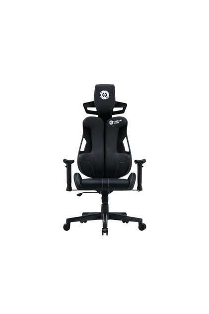 Scaun gaming Morphos ABCH01, Ergonomic, Cotiere 2D, Cadru metalic, Negru