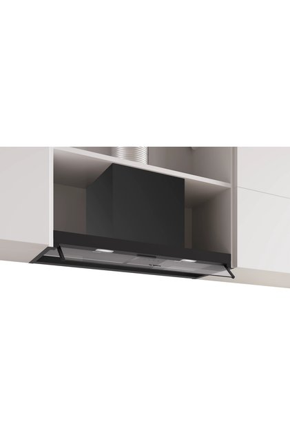 DBB85CC60 Serie 4 Tam entegre davlumbaz 80 cm Cam dekor Siyah