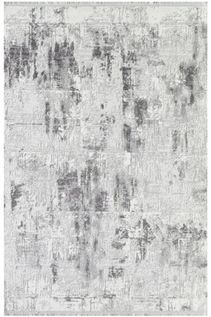 Viera Gri Halı 11605 Modern Leke Tutmaz Salon Halısı