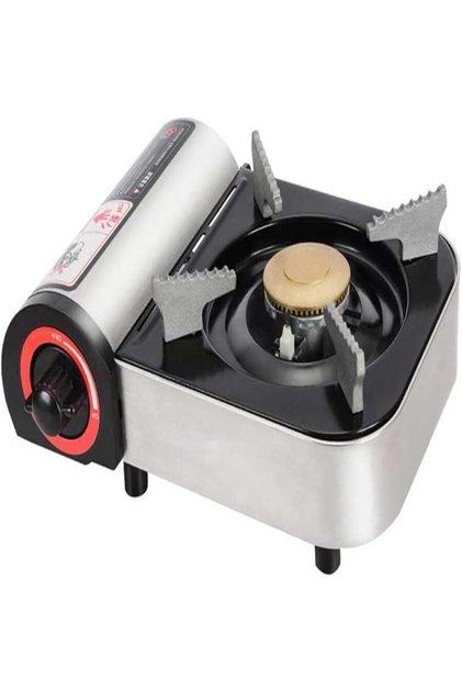 Portable Cassette Stove, Pack of 3, Single Burner Gas Stove, Outdoor Camping Stove for Hiking, Travel, Butane Gas Compatible, Lightweight Camping Cookware, Portable Gas Stove for Backpacking