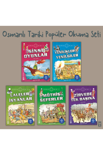 Osmanlı Tarihi Popüler Okuma Seti - 4-5-6-7. Sınıf , +10 Yaş - Metin Özdamalarlar