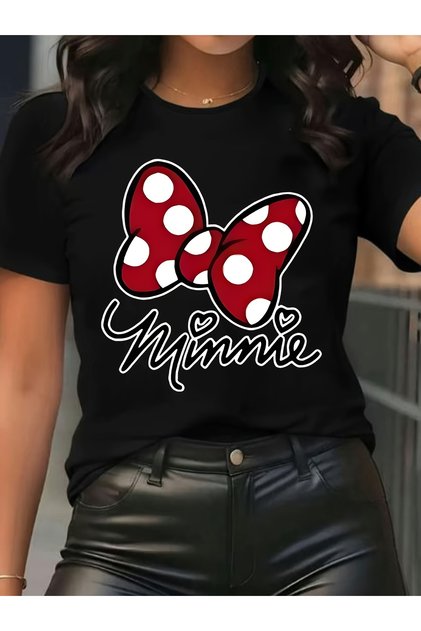 Μπλουζάκι Unisex με στάμπα με φιόγκο Μίνι
