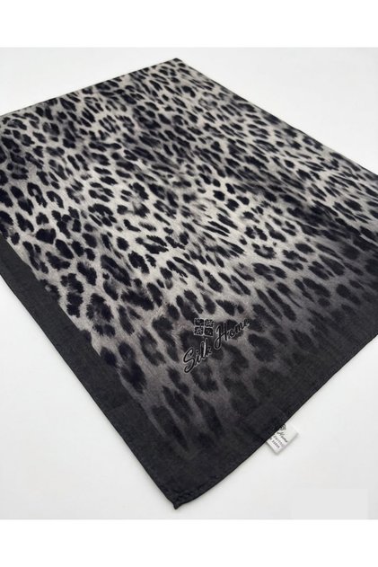 Leopard Pattern Cotton 90X200 Soft Shawl