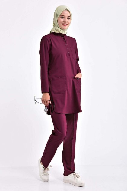 Lycra Cherry Surgical Hijab Set