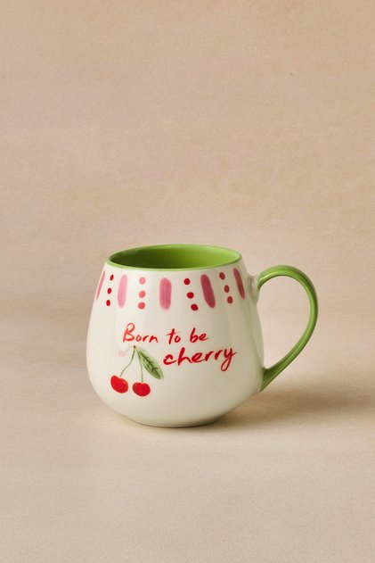 Cherry Time Kupa 355 ml Yeşil