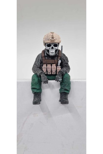 Call of duty ghost oturan figür 2 10 cm