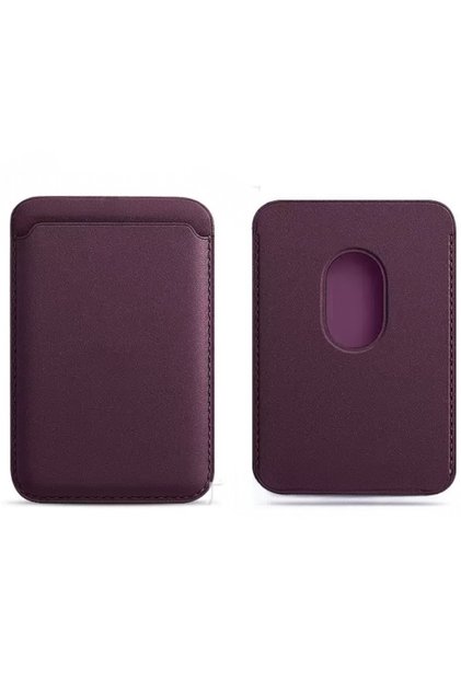 iPhone 11 12 13 14 15 16 17 Plus Pro Max Magnetic Holder Leather Magsafe Wallet Card Holder Case