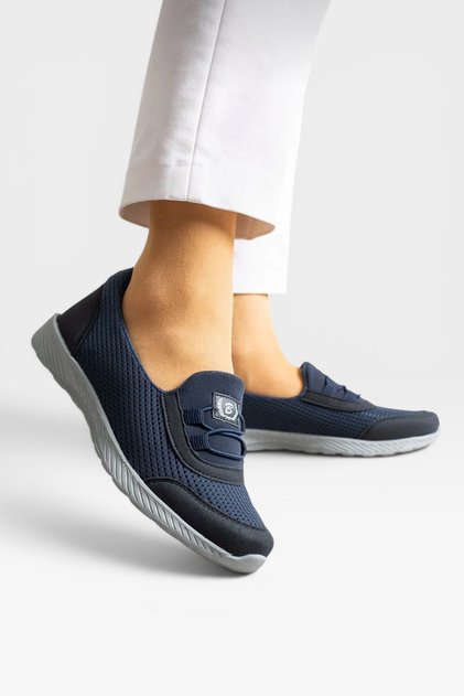 Airfile Breathable Daily Comfortable Women's Sports Shoes Dark Blue