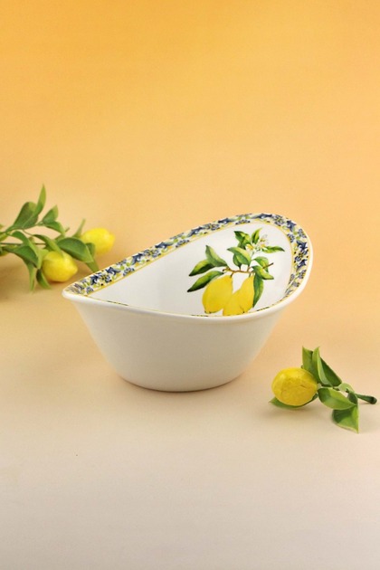 وعاء سلطة/فاكهة من البورسلين كابري
