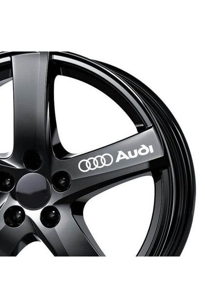 Set Stickere pentru Jante Audi 2 Gri inchis