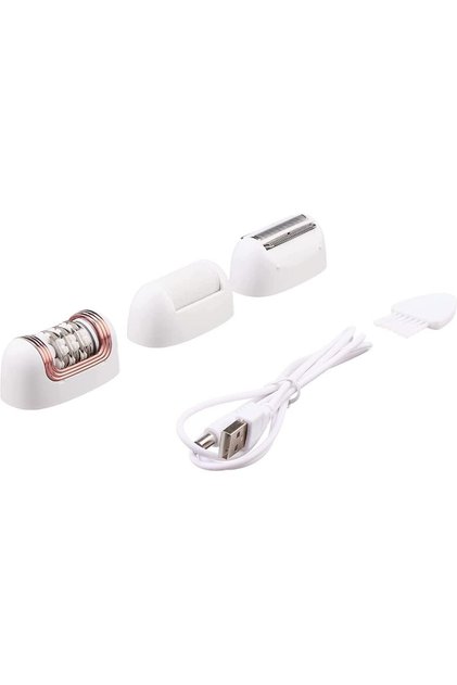 epilator with extra shaving head &scraping