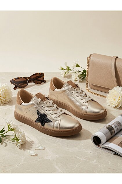 -Hakiki Deri Kadın Sneakers