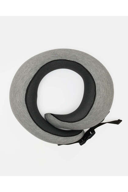 Grey Memory Foam Neck Pillow