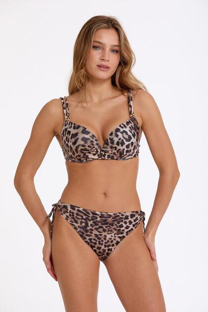 Kadın Double Push-Up Leopar Bikini Takım C1T2N032841