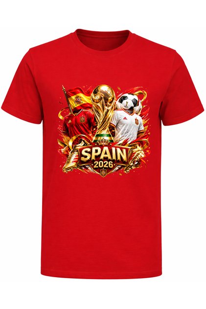 Formalized Flag Football Soccer Cleats Spain 2026 World Cup Children's T-Shirt