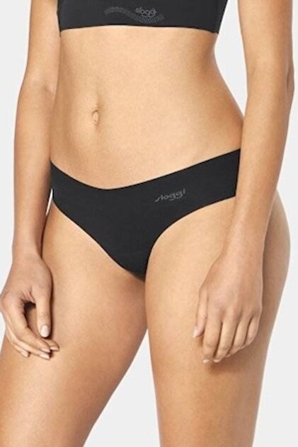 Chiloți, Zero Cotton H Hipstring, negru, S