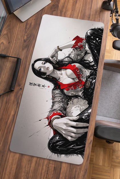 Anime Kız 40x90 ProControl Mouse Pad Gaming Mousepad Kaymaz Taban Büyük Oyuncu Ultra Pürüzsüz