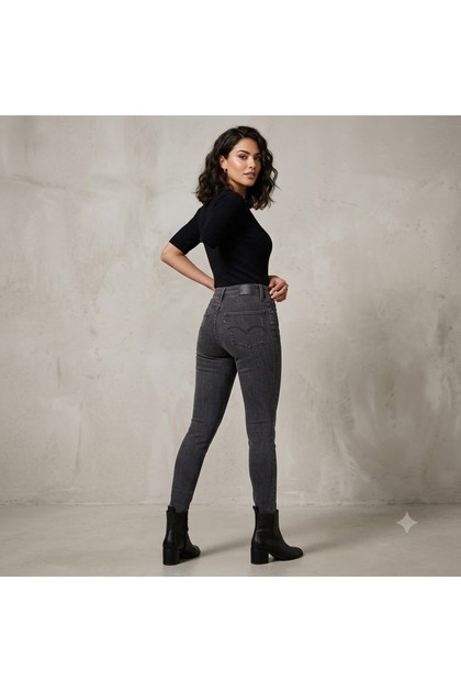 Women's 721 High Waist Skinny Fit Women's Jean Trousers-0354