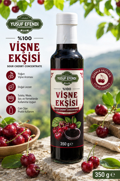 %100 Vişne Ekşisi 350 g x 2 Adet