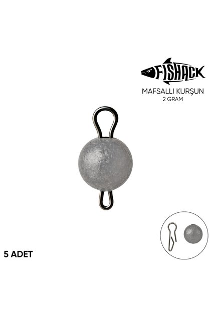 Mafsallı Kurşun - Hareketli İğne Kurşunu - Metal - 5'li Paket - 2 Gram