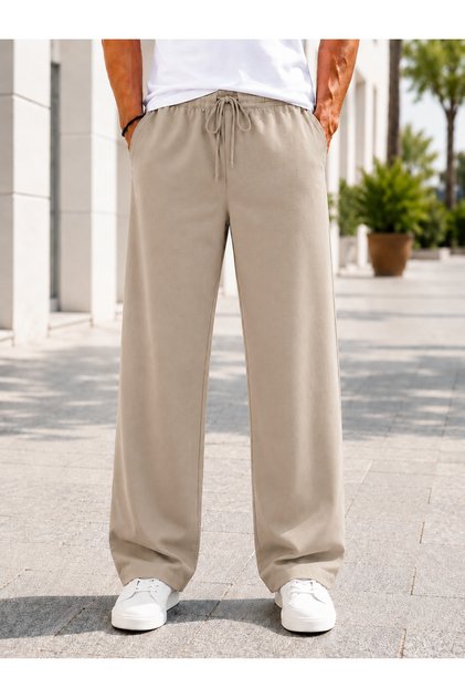 Men's Summer Tiril Tiril Tensel Fabric High Quality Comfortable Use Baggy Pants