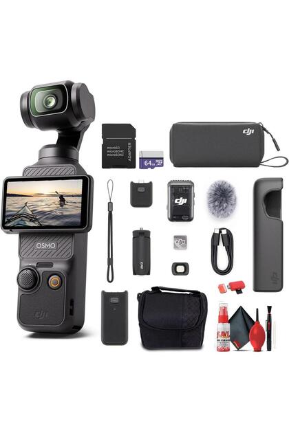 Osmo Pocket 3 Creator Combo 4K/60fps Action Camera with 2" Rotating Screen