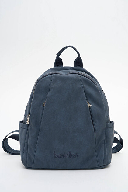 Benetton Women's Backpack Dark Blue Bnt1886