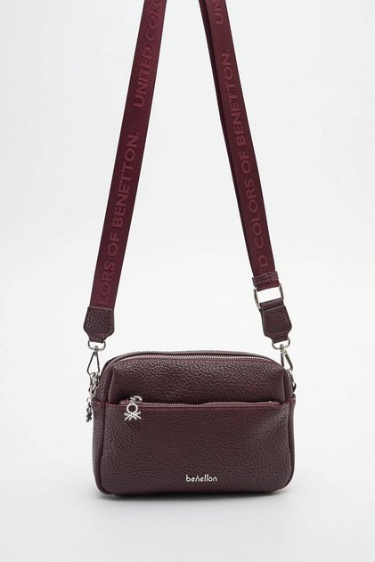 Benetton Women's Crossbody Bag Bordo Bnt1937