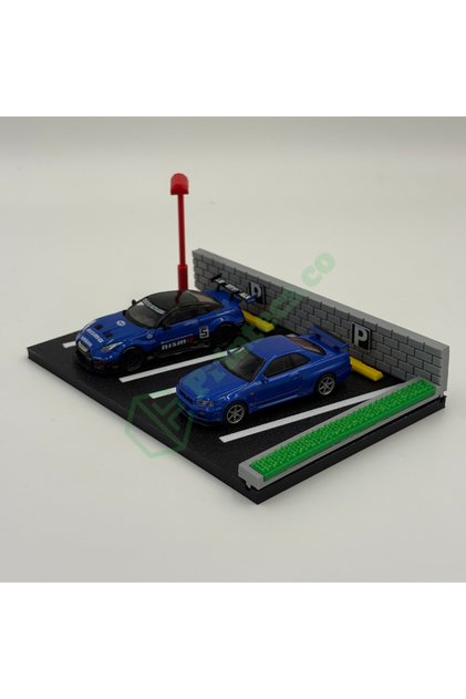 1/64 Diecast City Car Parking Display Stand | Diecast, Diroama, Hobby Garage, Model Cars
