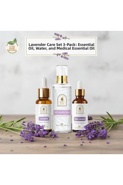Lavender Care Set 3-Piece: Essential Oil, Hydrosol, and Medicinal Oil