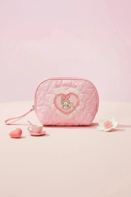 Miniso Sanrio Lisanslı My Melody Büyük Kapasiteli Kare Kozmetik
