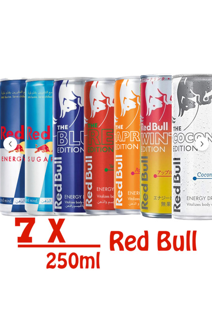 Red Bull Energy Drink Set of 7 Flavors 250ml *7