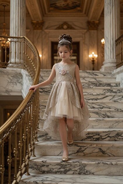 Lizsa Girls' Evening Dress Graduation Dress - 4-8 Years Wedding Prom Gowns  Dress- Trendyol