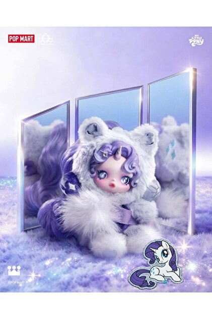 HEDİYEVİM SKULLPANDA x My Little Pony Serisi Peluş Oyuncak Charm