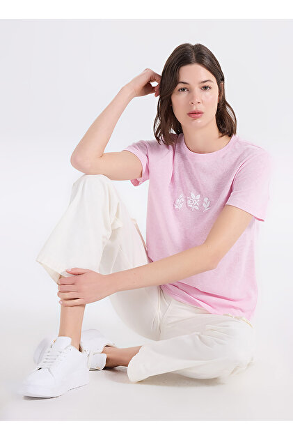 Discovery Expedition D6SL-TST3583 Pembe Bisiklet Relaxed Düz Kadın