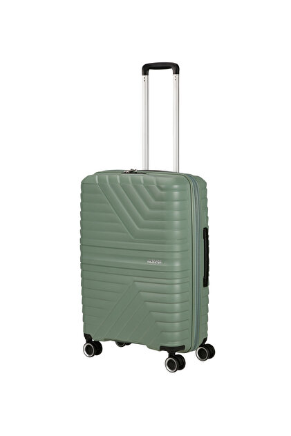 American Tourister Haki Çekçekli Sert Valiz FLYTWIST-SPINNER 67/24