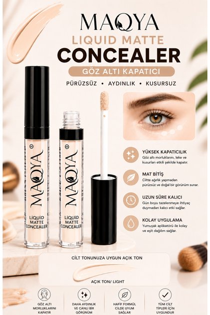 Liquid Matte Concealer Concealer Light Tone/(MT-1448)