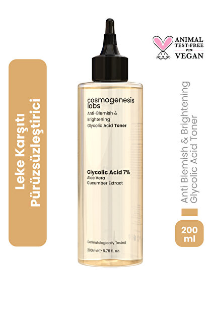 Cosmogenesis Labs Peeling Etkili Tonik 200ml – %5 AHA %2 BHA